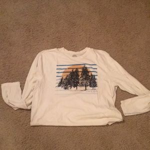 NWOT Life is Good Long sleeve T